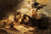 Antonio Viladomat y Manalt The Death of St Anthony the Hermit Spain oil painting artist